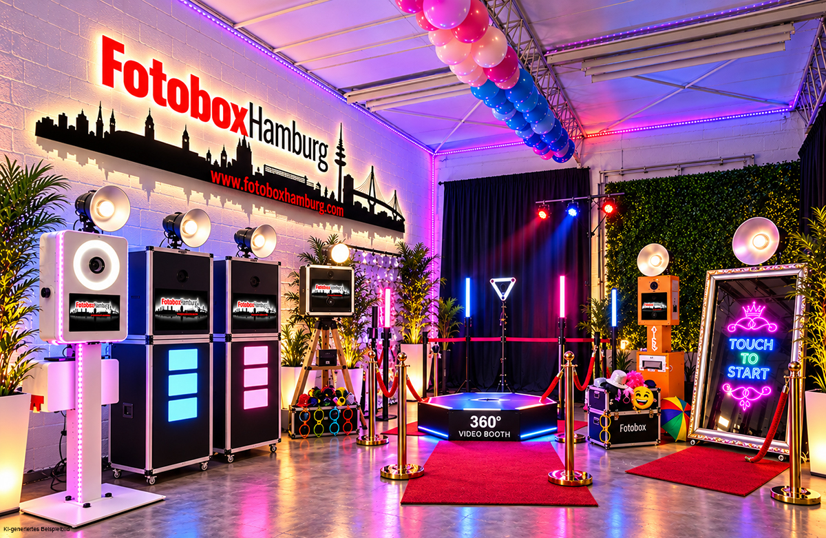 FotoboxHamburg-Fotobox-Showroom-mit-360°-Buehne-Dein-Fotobox-verleih-in-Hamburg